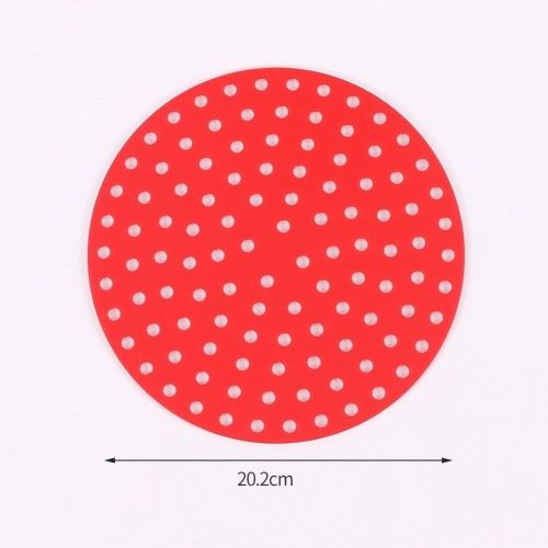 1pc 7.5in/8in/9in Air Fryer Liner Silicone Air Fryer Mat