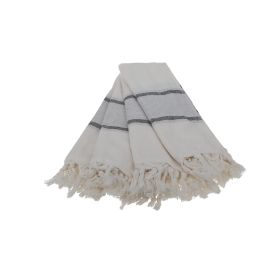 Smyrna Turkish Hand / Kitchen Towel 4 pack 23x17in (Color: Gray)